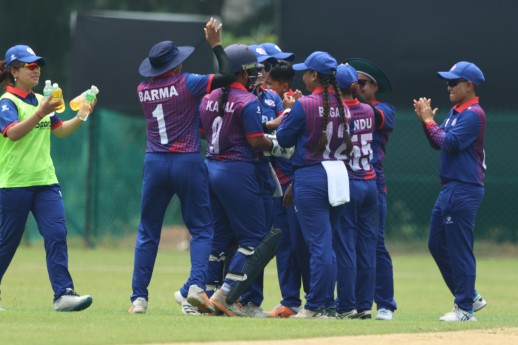 ४ देश सम्मिलित महिला टी–२० क्रिकेट शृङ्खलाको उपाधि नेपाललाई